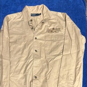 Polo by Ralph Lauren Tan Lightweight Shirt Jacket